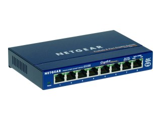 NETGEAR GS108 - Przełącznik - 8 x 10/100/1000 - stacjonarny