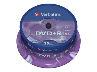 Verbatim DataLifePlus - 25 x DVD+R - 4.7 GB 16x - wałek