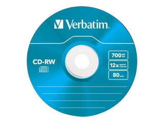 Verbatim DataLifePlus Hi-Speed - 5 x CD-RW - 700 MB (80 min) 8x - 12x - szkatułka płaska
