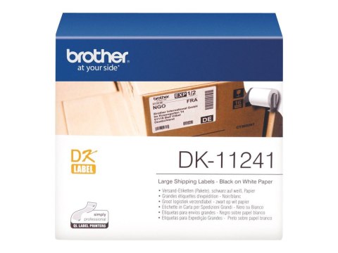 Brother DK-11240 - Czarny na białym - 51 x 102 mm 600 etykieta(-y) etykiety przewozowe - dla Brother QL-1050N, QL-550