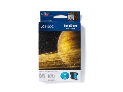 Brother LC1100C - Cyjan - oryginał - pojemnik na tusz - dla Brother DCP-185, 395, 585, 6690, J715, MFC-490, 5490, 790, 795, 990,