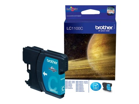 Brother LC1100C - Cyjan - oryginał - pojemnik na tusz - dla Brother DCP-185, 395, 585, 6690, J715, MFC-490, 5490, 790, 795, 990,