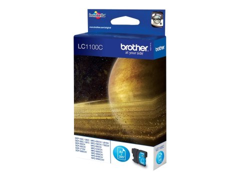 Brother LC1100C - Cyjan - oryginał - pojemnik na tusz - dla Brother DCP-185, 395, 585, 6690, J715, MFC-490, 5490, 790, 795, 990,