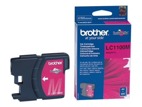 Brother LC1100M - Magenta - oryginał - pojemnik na tusz - dla Brother DCP-185, 395, 585, 6690, J715, MFC-490, 5490, 790, 795, 99