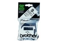 Brother M-K221BZ - Czarny na białym - Roll (0,9 cm x 8 m) 1 kaseta(y) typ etykiety - dla P-Touch PT-55, PT-65, PT-75, PT-80, PT-