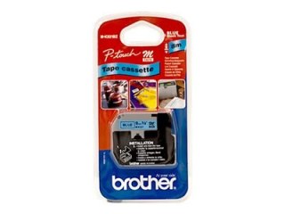 Brother M-K521BZ - Czarny na niebieskim - Roll (0,9 cm x 8 m) 1 szt. Taśma laminowana do drukarki - dla P-Touch PT-55, PT-55P, P