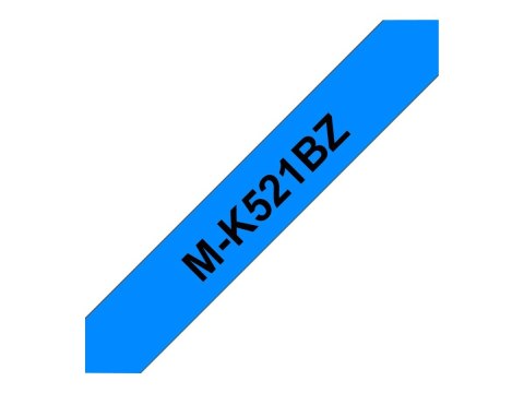Brother M-K521BZ - Czarny na niebieskim - Roll (0,9 cm x 8 m) 1 szt. Taśma laminowana do drukarki - dla P-Touch PT-55, PT-55P, P