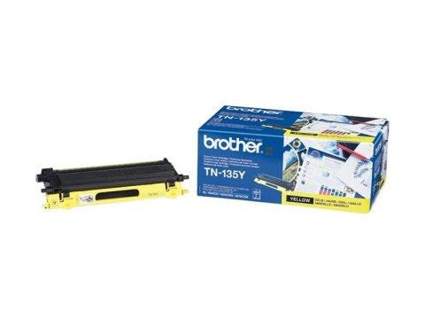 Brother TN135Y - Żółty - oryginał - Toner - dla Brother DCP-9042, DCP-9045, HL-4040, HL-4050, HL-4070, MFC-9420, MFC-9440, MFC-9