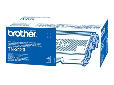 Brother TN2120 - Czarny - oryginał - Toner - dla Brother DCP-7045N, HL-2150N, MFC-7320; Justio DCP-7040
