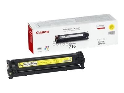 Canon 716 Yellow - Żółty - oryginał - Toner - dla i-SENSYS LBP5050, LBP5050N, MF8030CN, MF8040Cn, MF8050CN, MF8080Cw