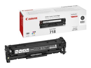 Canon 718 Black - Czarny - oryginał - Toner - dla imageCLASS LBP7200; i-SENSYS MF8330, MF8350; Laser Shot LBP-7200; Satera MF833