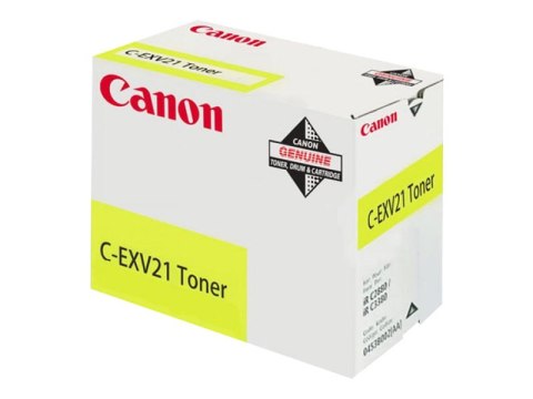 Canon C-EXV 21 - Żółty - oryginał - Toner - dla imageRUNNER C2380i, C2880, C2880i, C3380, C3380i, C3580, C3580i, C3580Ne