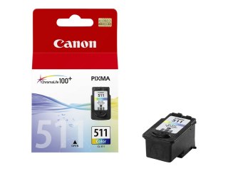 Canon CL-511 - 9 ml - kolor (cyjan, magenta, żółty) - oryginał - pojemnik na tusz - dla PIXMA MP230, MP237, MP252, MP258, MP272,