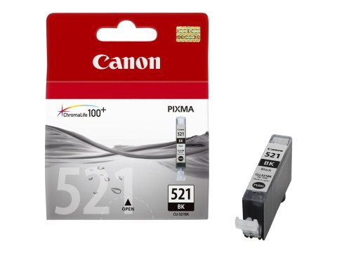 Canon CLI-521BK - 9 ml - czarny photo - oryginał - pojemnik z atramentem - dla PIXMA iP3600, iP4700, MP540, MP550, MP560, MP620,