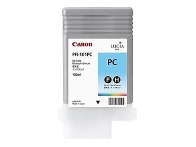 Canon PFI-101 PC - 130 ml - cyjan photo - oryginał - pojemnik z atramentem - dla imagePROGRAF iPF5000, iPF5100, iPF6000S, iPF610