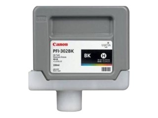 Canon PFI-302 BK - 330 ml - czarny - oryginał - pojemnik z atramentem - dla imagePROGRAF iPF9100