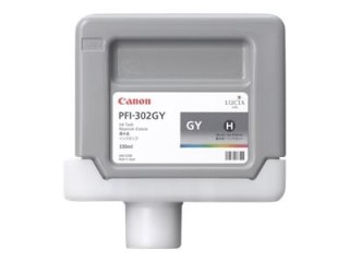 Canon PFI-302 GY - 330 ml - szary - oryginał - pojemnik z atramentem - dla imagePROGRAF iPF9100