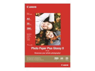 Canon Photo Paper Plus Glossy II PP-201 - Połyskujące - A3 plus (329 x 423 mm) 20 arkusz(-y) papier fotograficzny - dla PIXMA iX