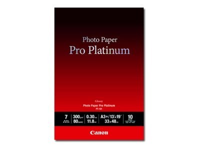 Canon Photo Paper Pro Platinum - A3 plus (329 x 423 mm) - 300 g/m² - 10 arkusz(-y) papier fotograficzny - dla PIXMA iP8720, IX68