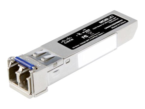 Cisco Small Business MGBLX1 - Moduł nadajnik/odbiornik SFP (mnini GBIC) - 1GbE - 1000Base-LX - LC pojedynczy-tryb - do 10 km - 1