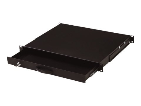 DIGITUS Professional Line DN-19 KEY-1U-SW - Szuflada klawiatury - czarny, RAL 9005 - 1U - 19" - dla P/N: DN-19 16U-6/6-EC, DN-19