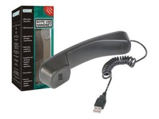 DIGITUS SKYPE USB telephone handset DA-70772 - Zestaw słuchawek IP