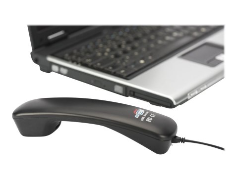 DIGITUS SKYPE USB telephone handset DA-70772 - Zestaw słuchawek IP