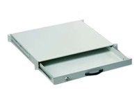 Digitus DN-19 KEY-1U - Szuflada klawiatury - jasnoszary, RAL 7035 - 1U - 19" - dla P/N: DN-19 07U-6/6, DN-19 09U-6/6, DN-19 12U-