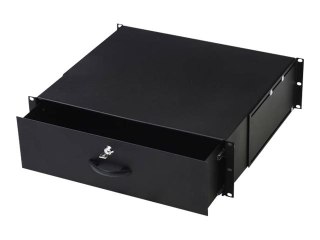Digitus DN-19 KEY-3U-SW - Szuflada stojaka pamięci masowej - czarny, RAL 9005 - 3U - 19"