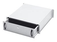 Digitus DN-19 KEY-3U - Szuflada stojaka pamięci masowej - szary, RAL 7035 - 3U - 19" - dla P/N: DN-19 07U-6/6, DN-19 09U-6/6, DN