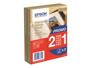 Epson Premium Glossy Photo Paper BOGOF - Połyskujące - 100 x 150 mm - 255 g/m² - 40 arkusz(-y) papier fotograficzny (pakiet 2) -