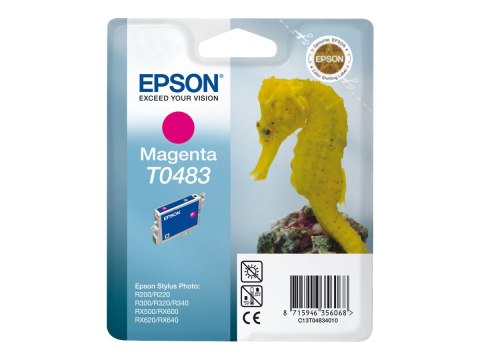 Epson T0483 - 13 ml - magenta - oryginał - kopuła - pojemnik na tusz - dla Stylus DX3800; Stylus Photo R200, R220, R300, R320, R
