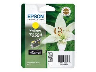 Epson T0594 - 13 ml - żółty - oryginał - kopuła - pojemnik na tusz - dla Stylus Photo R2400