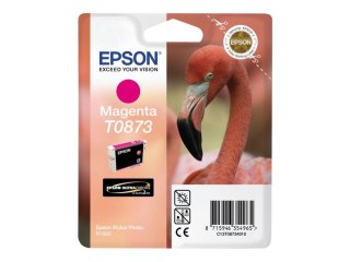 Epson T0873 - 11.4 ml - magenta - oryginał - kopuła - pojemnik na tusz - dla Stylus Photo R1900