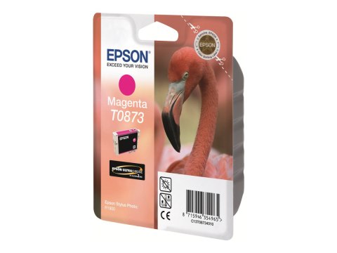 Epson T0873 - 11.4 ml - magenta - oryginał - kopuła - pojemnik na tusz - dla Stylus Photo R1900
