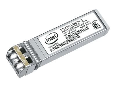 Intel Ethernet SFP+ SR Optics - Moduł nadajnik/odbiornik SFP+ - 10GbE - 1000Base-SX, 10GBase-SR - 850 nm - dla Ethernet Converge