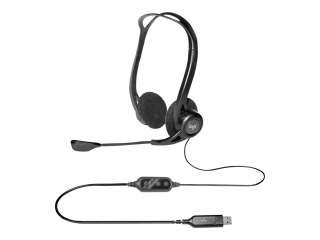 Logitech PC Headset 960 USB - Słuchawka - nauszne - przewodowa