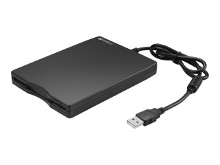 Sandberg USB Floppy Mini Reader - Napęd dyskowy - dyskietka (1.44 MB) - USB - zewnętrzny