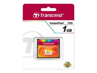 Transcend - Karta pamięci flash - 1 GB - 133x - CompactFlash
