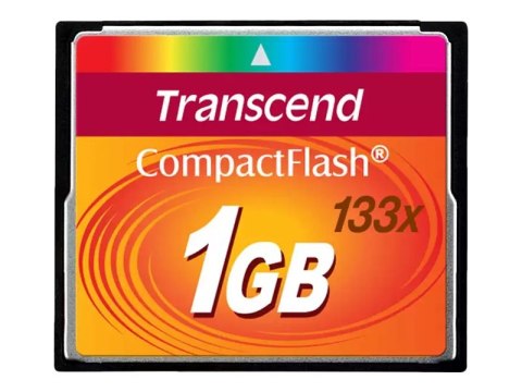 Transcend - Karta pamięci flash - 1 GB - 133x - CompactFlash
