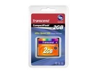 Transcend - Karta pamięci flash - 2 GB - 133x - CompactFlash