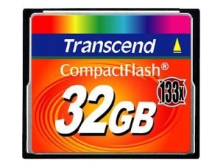 Transcend - Karta pamięci flash - 32 GB - 133x - CompactFlash