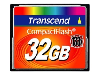 Transcend - Karta pamięci flash - 32 GB - 133x - CompactFlash