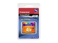 Transcend - Karta pamięci flash - 4 GB - 133x - CompactFlash