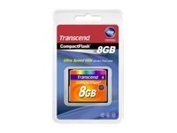 Transcend - Karta pamięci flash - 8 GB - 133x - CompactFlash
