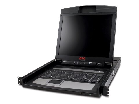 APC LCD Console - Konsola KVM - 17" - do montowania w stojaku - 1280 x 1024 @ 75 Hz - czarny - 1U - dla P/N: SMTL2K2RM2UCL, SMTL