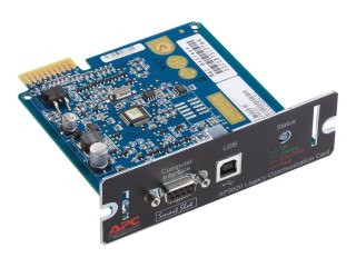 APC Legacy Communications SmartSlot Card - Adapter zdalnego zarządzania - SmartSlot - USB, szeregowy - czarny - dla Smart-UPS 10