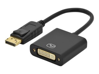 ASSMANN - Adapter wideo - DisplayPort 20-pin (M) do DVI combo 24+5-pin (F) - 15 cm - odlewany - czarny