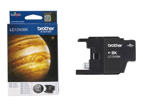 Brother LC1240BK - Czarny - oryginał - pojemnik na tusz - dla Brother DCP-J525W, DCP-J725DW, DCP-J925DW