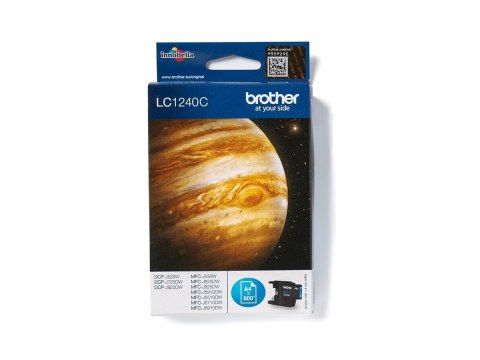 Brother LC1240C - Cyjan - oryginał - pojemnik na tusz - dla Brother DCP-J525W, DCP-J725DW, DCP-J925DW